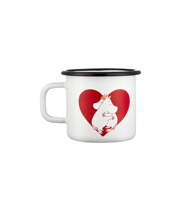 Moomin Enamel Mug Heart - 370ml