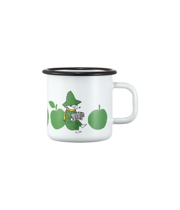 Moomin Enamel Mug Joyful Apples - 370ml