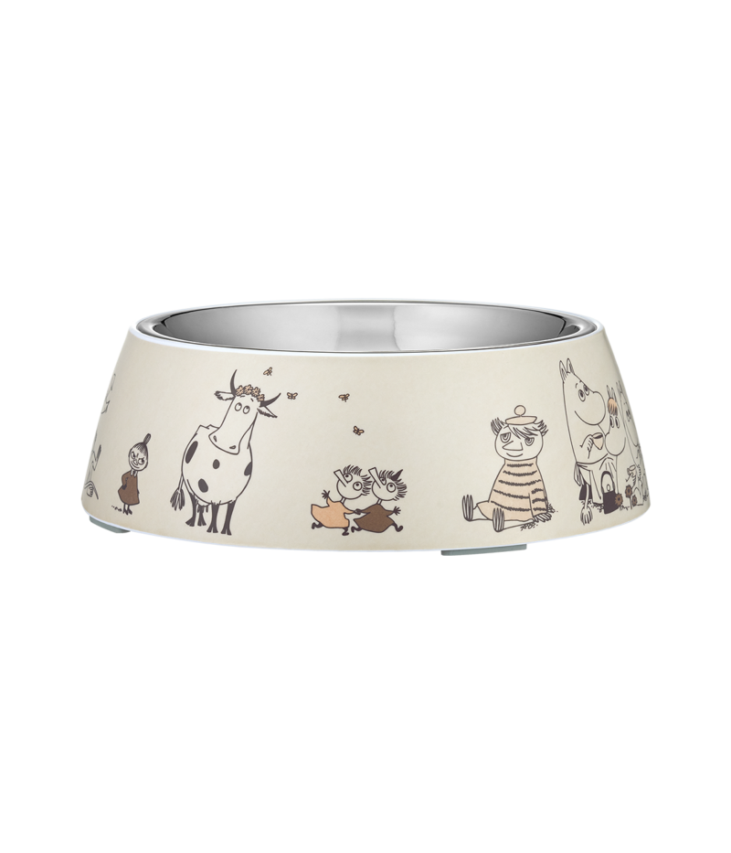 Moomin For Pets Food Bowl Moments L