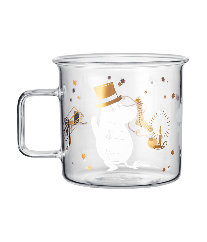 Moomin Glass Mug Sparkling Stars - 350ml