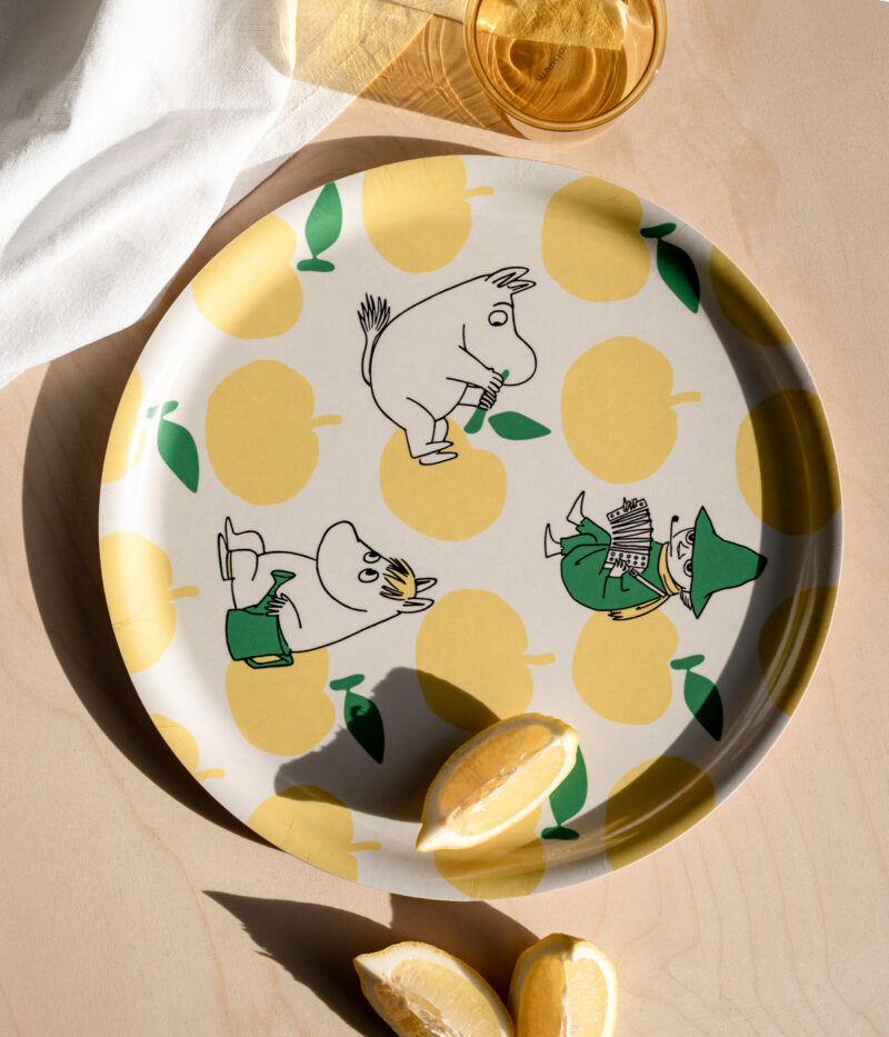 Moomin Tray Joyful Apples 35cm