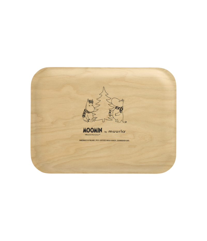 Moomin Tray Snowfall 27x20cm