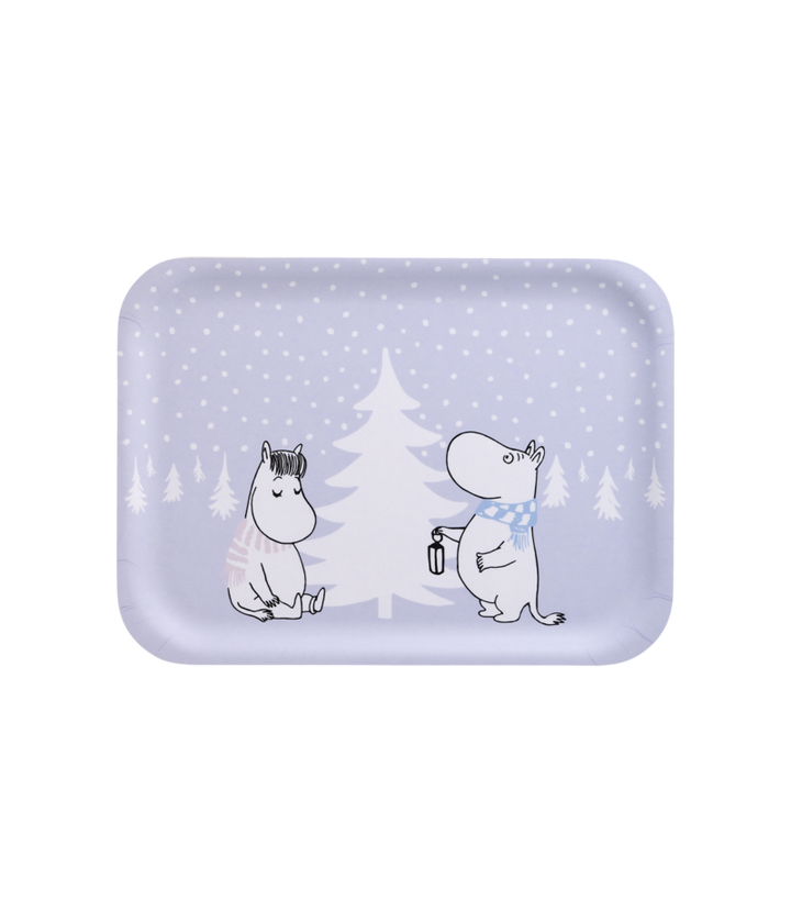 Moomin Tray Snowfall 27x20cm