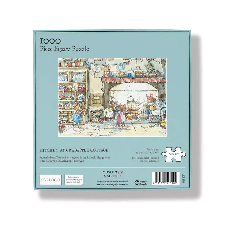 Brambly Hedge Kitchen at Crabapple Cottage  - 1000 Piece Jigsaw Puzzle