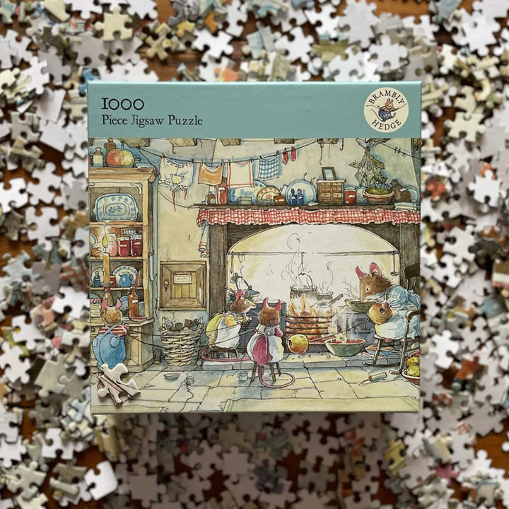 Brambly Hedge Kitchen at Crabapple Cottage  - 1000 Piece Jigsaw Puzzle