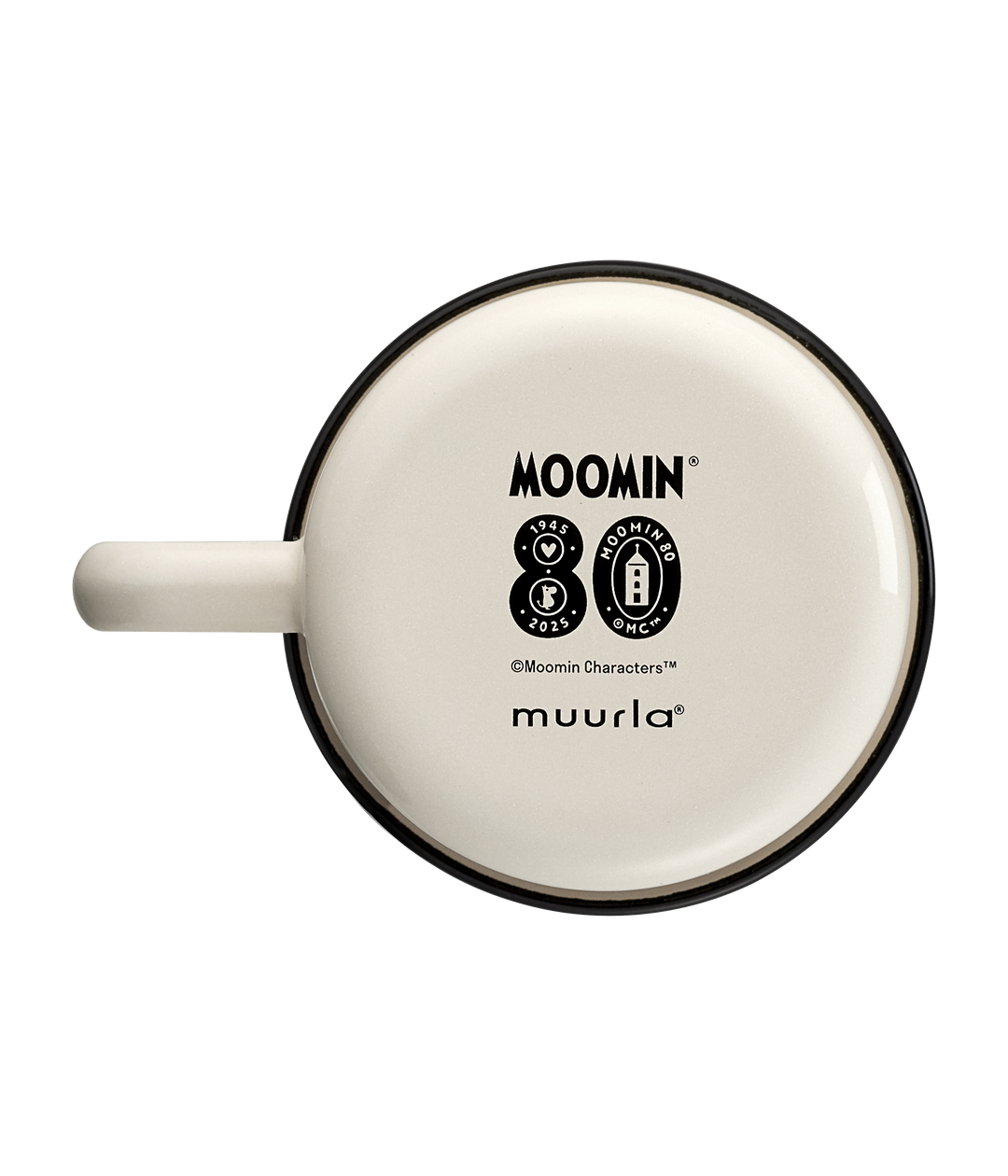 Enamel mug Moomin 80 years 370ml