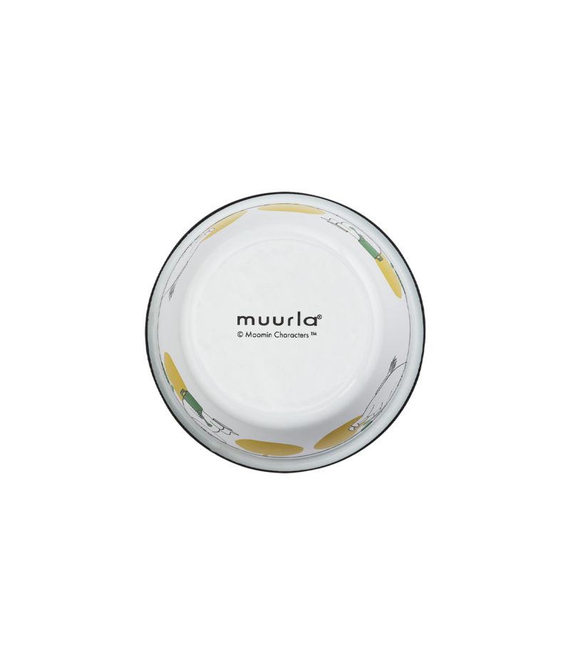 Moomin Enamel Bowl Joyful Apples Yellow - 300ml