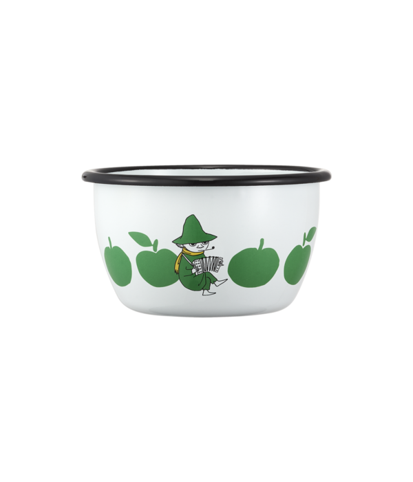 Moomin Enamel Bowl Joyful Apples - 600ml