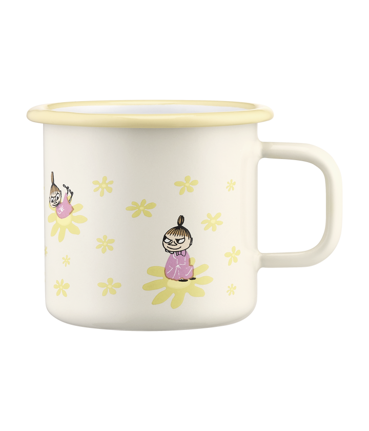 Moomin Enamel Mug Flowers - 370ml
