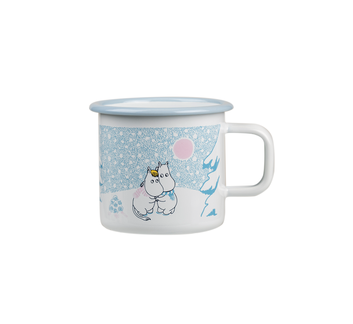Enamel mug Moomin Let It Snow 370ml