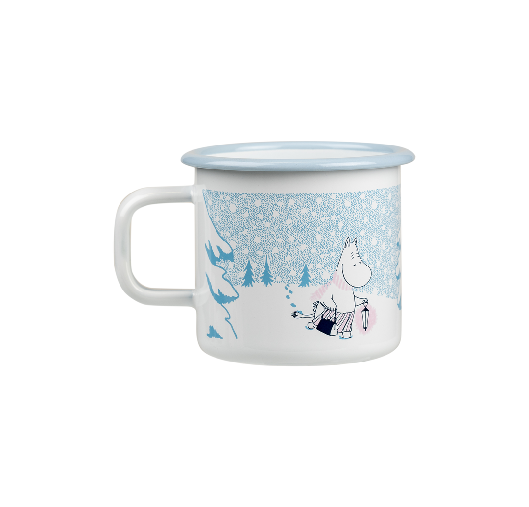 Enamel mug Moomin Let It Snow 370ml