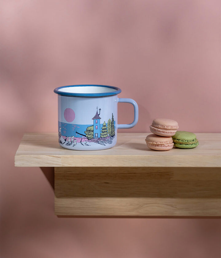 Moomin Enamel Mug Sunset - 550ml