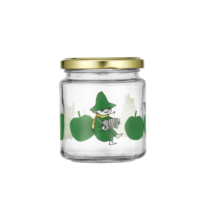 Moomin Glass Jar Joyful Apples 300ml