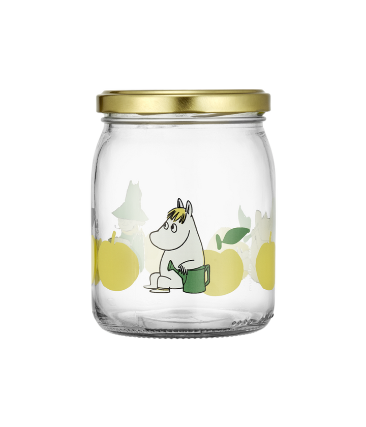 Moomin Glass Jar Joyful Apples 500ml