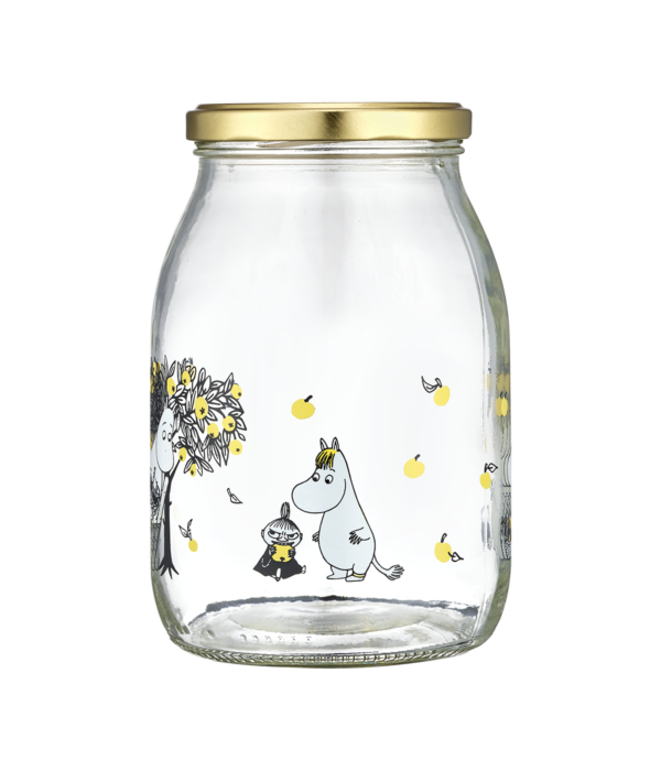 Moomin Glass Jar Apples-1L