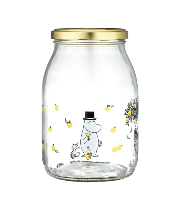 Moomin Glass Jar Apples-1L