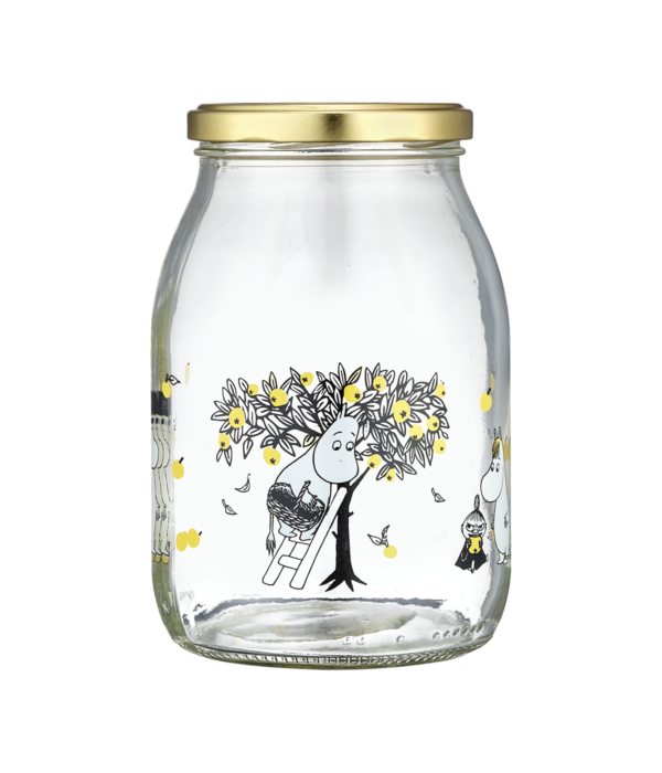Moomin Glass Jar Apples-1L