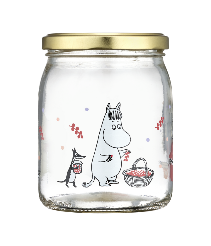 Moomin Glass Jar Berries 500ml
