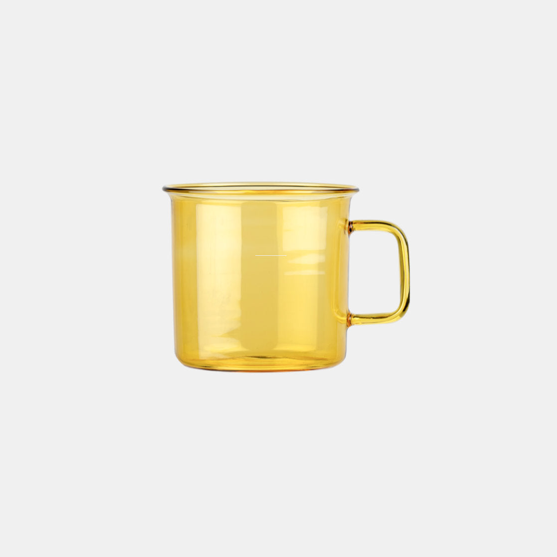 Glass Mug Yellow - 350ml