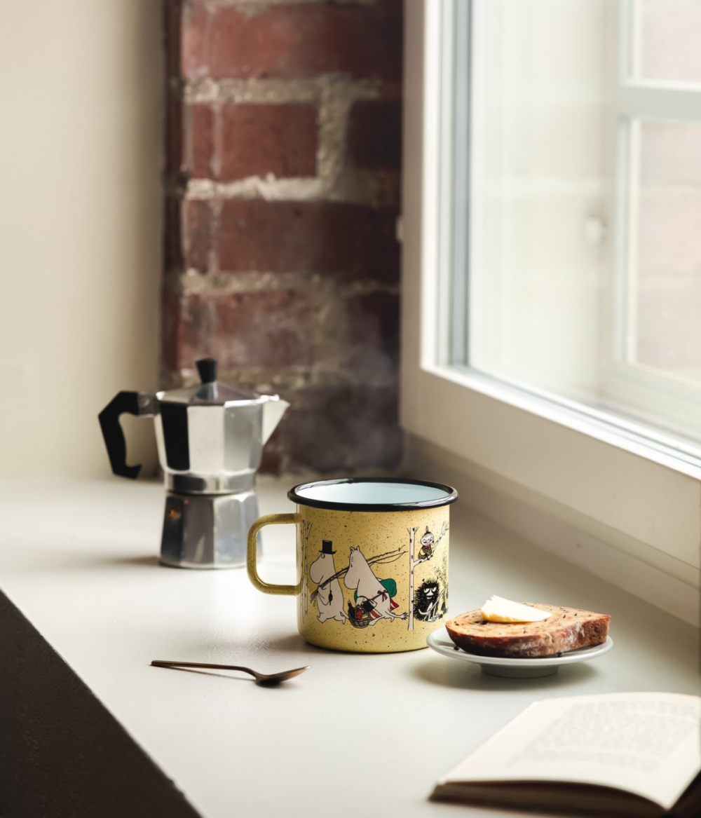 Moomin Enamel Mug Campers - 800ml