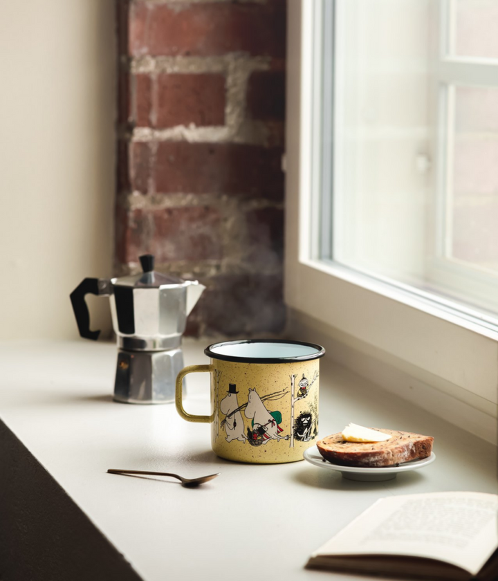 Moomin Enamel Mug Campers - 800ml