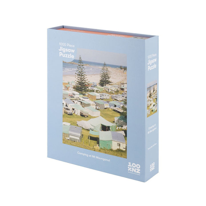 Camping at Mt Maunganui Jigsaw Puzzle