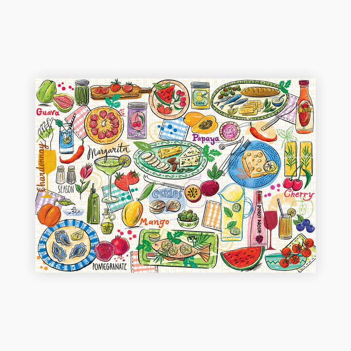 Feast & Fizz - 1000 Piece Jigsaw Puzzle