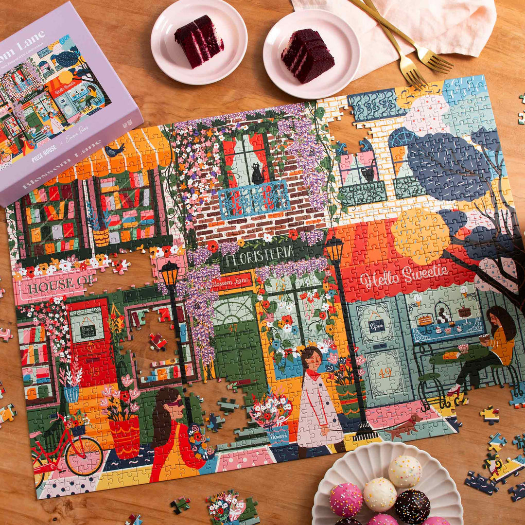 Blossom Lane - 1000 Piece Jigsaw Puzzle