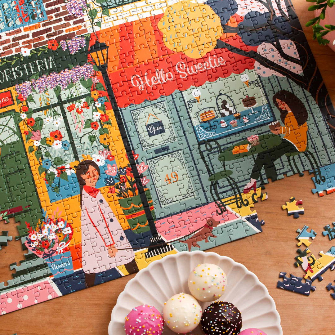 Blossom Lane - 1000 Piece Jigsaw Puzzle