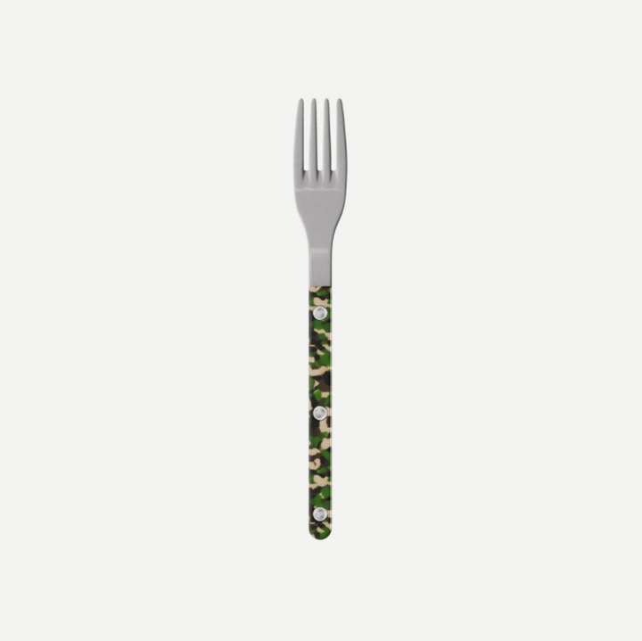 Bistrot shiny solid Salad fork - Camouflage