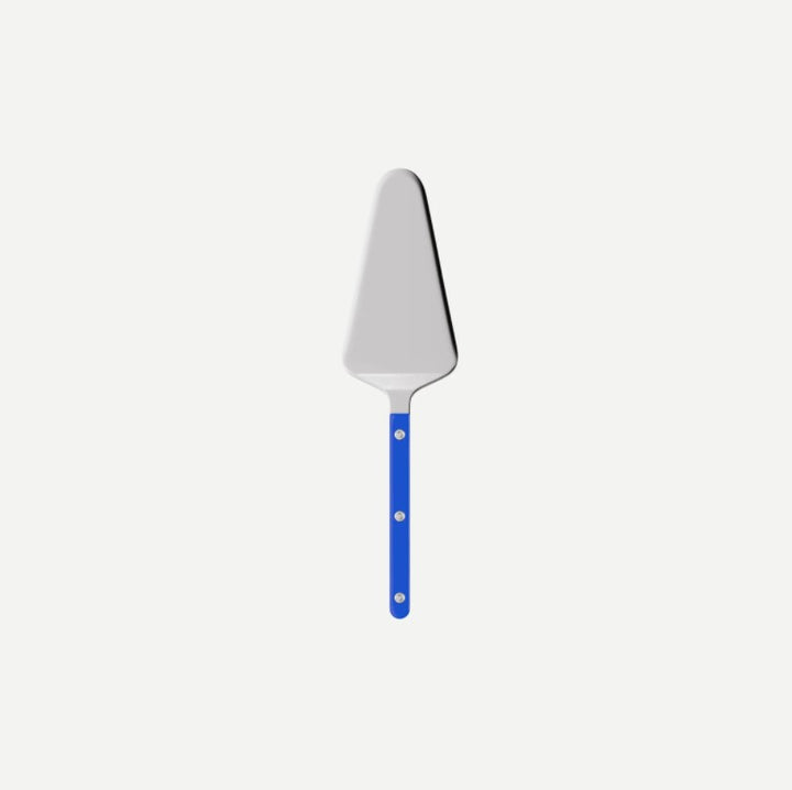 Bistrot shiny solid tart server - Lapis blue