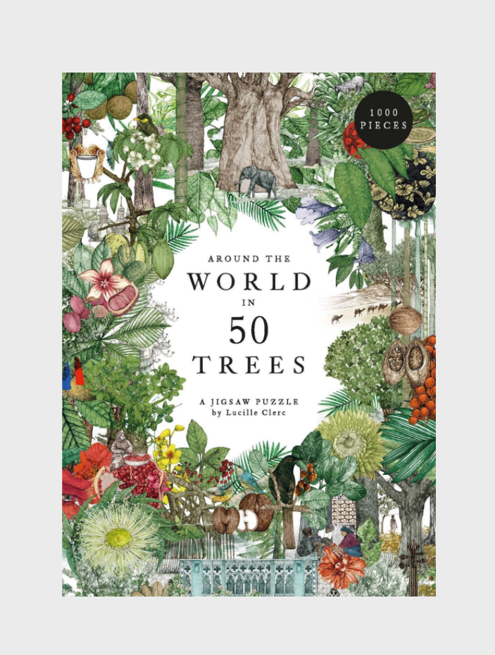 Around the World in 50 Trees - 1000 Piece Jigsaw Puzzle