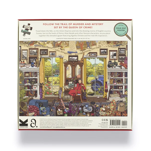 The World of Agatha Christie - 1000 Piece Jigsaw Puzzle
