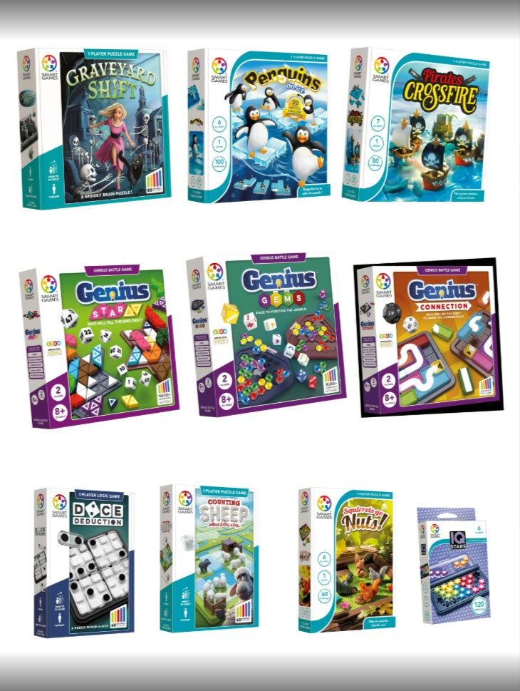 Mystery Box Surprise, 5-Piece Kids' Brain-Boosting & Educational Toy Bundle