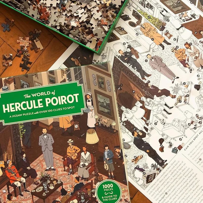 The World of Hercule Poirot - 1000 Piece Jigsaw Puzzle