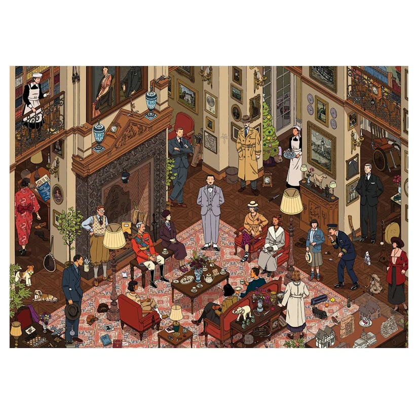 The World of Hercule Poirot - 1000 Piece Jigsaw Puzzle