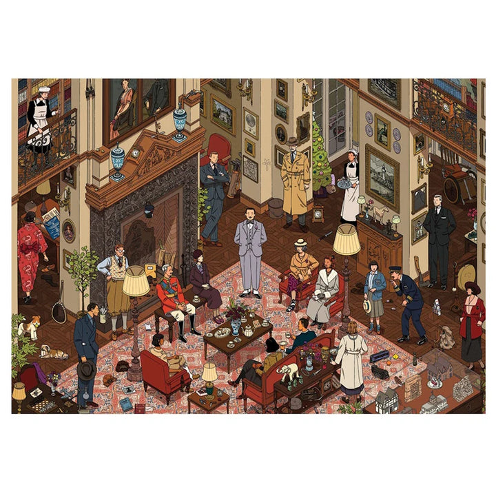 The World of Hercule Poirot - 1000 Piece Jigsaw Puzzle