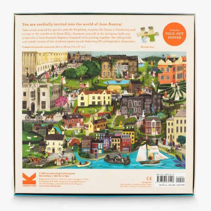 The World of Jane Austen - 1000 Piece Jigsaw Puzzle