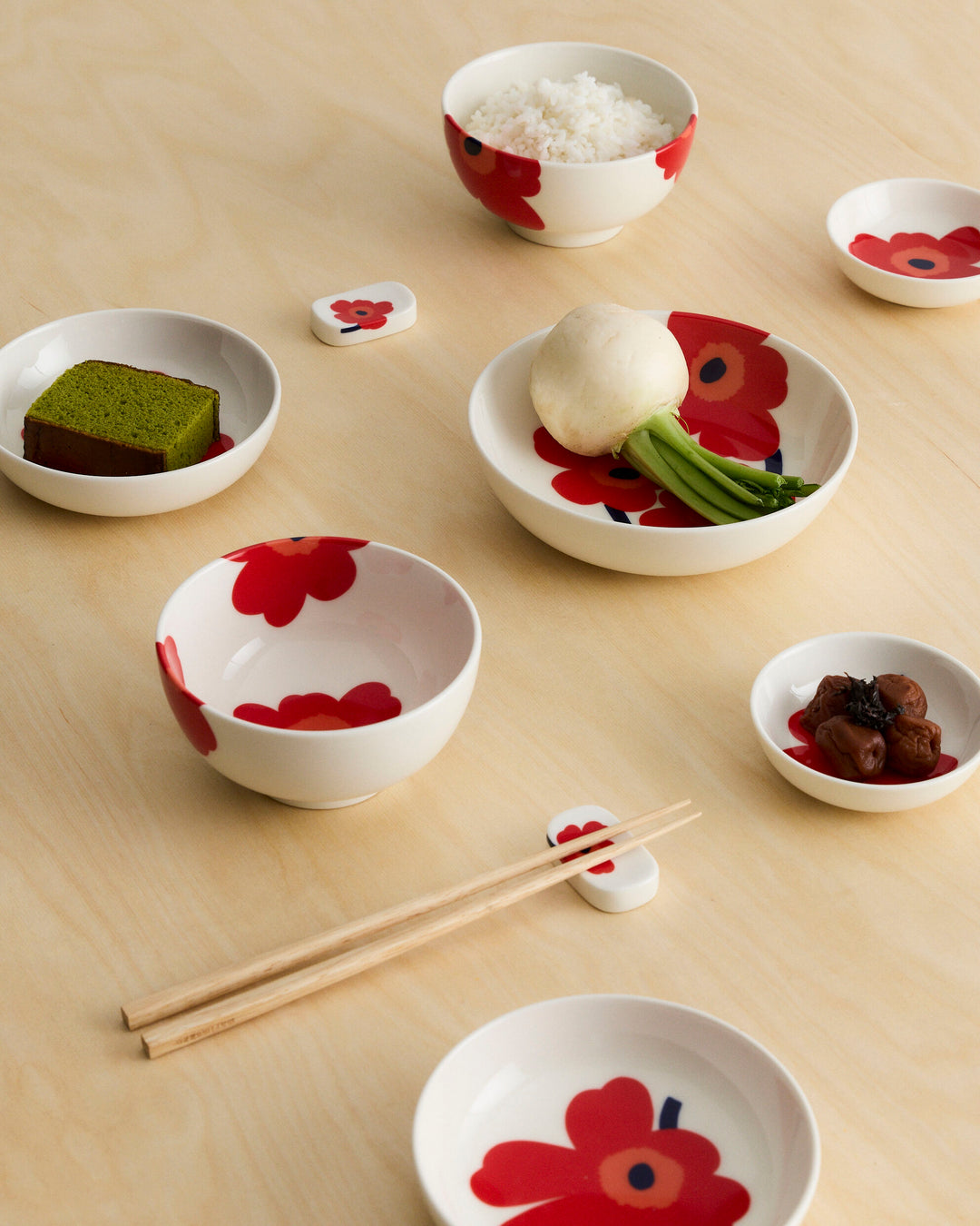 Oiva / Unikko Chopstick holder 2 pcs - Red