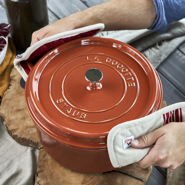 Staub Cocotte Round 24cm Cinnamon