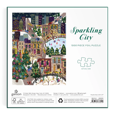 Joy Laforme Sparkling City 1000 Piece Foil Puzzle