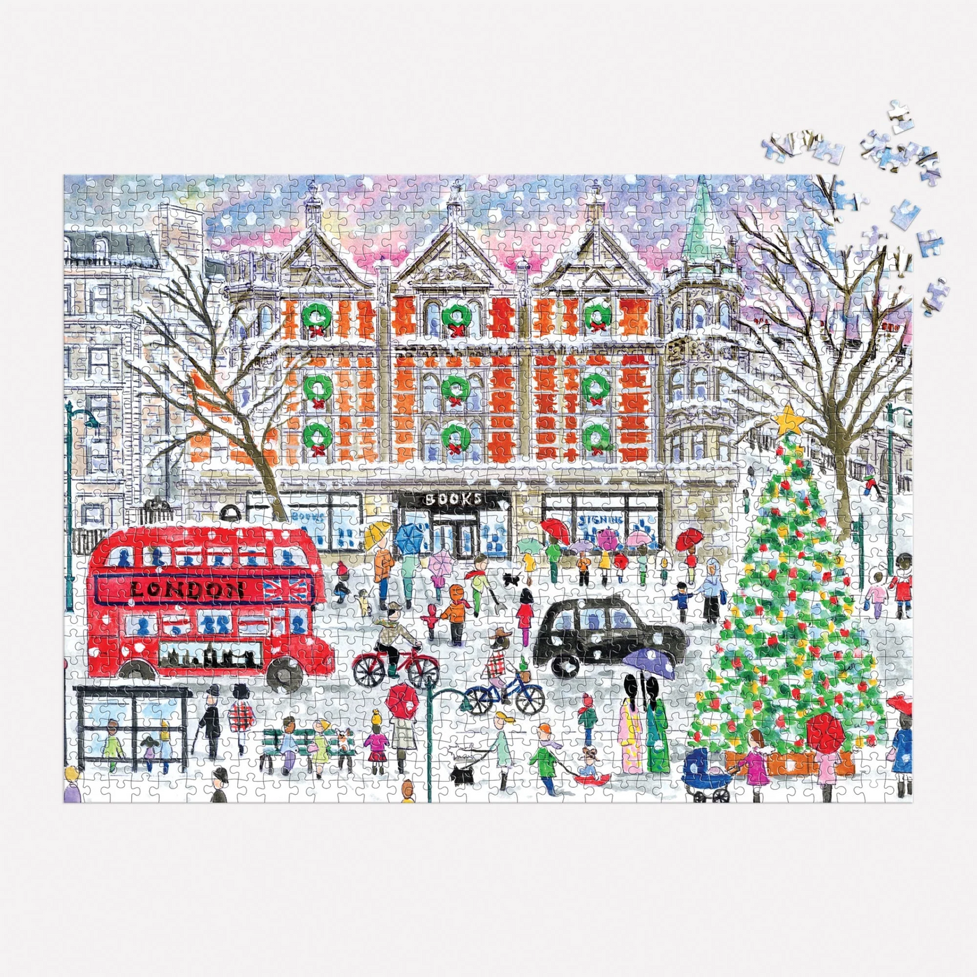 Michael Storrings Christmas in London 1000 Piece Puzzle