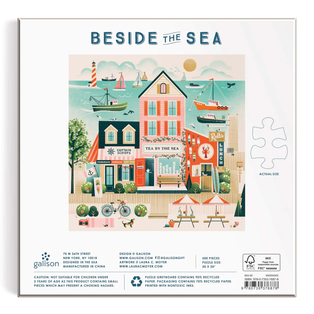 Beside the Sea 500 Piece Puzzle