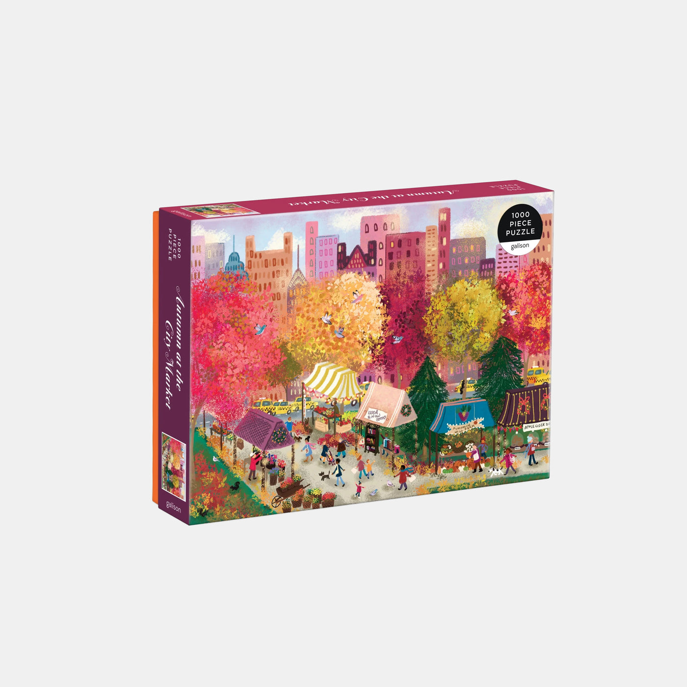 Joy Laforme Autumn At the City Market 1000 Piece Puzzle