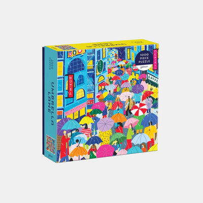 Umbrella Lane 1000 PC Puzzle (Square Box)