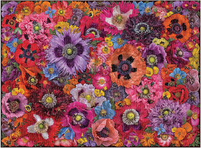 Bees in the Poppies 1000 PC Puzzle