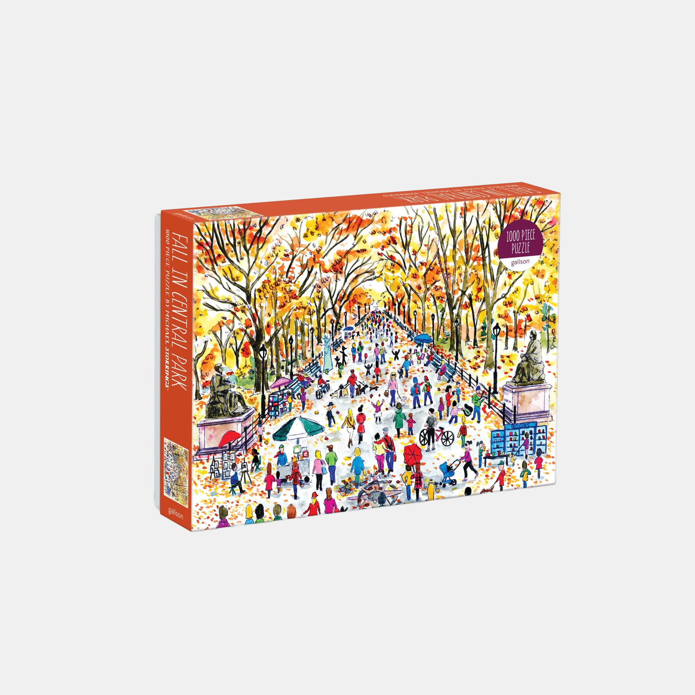 Michael Storrings Fall in Central Park 1000 Piece Puzzle