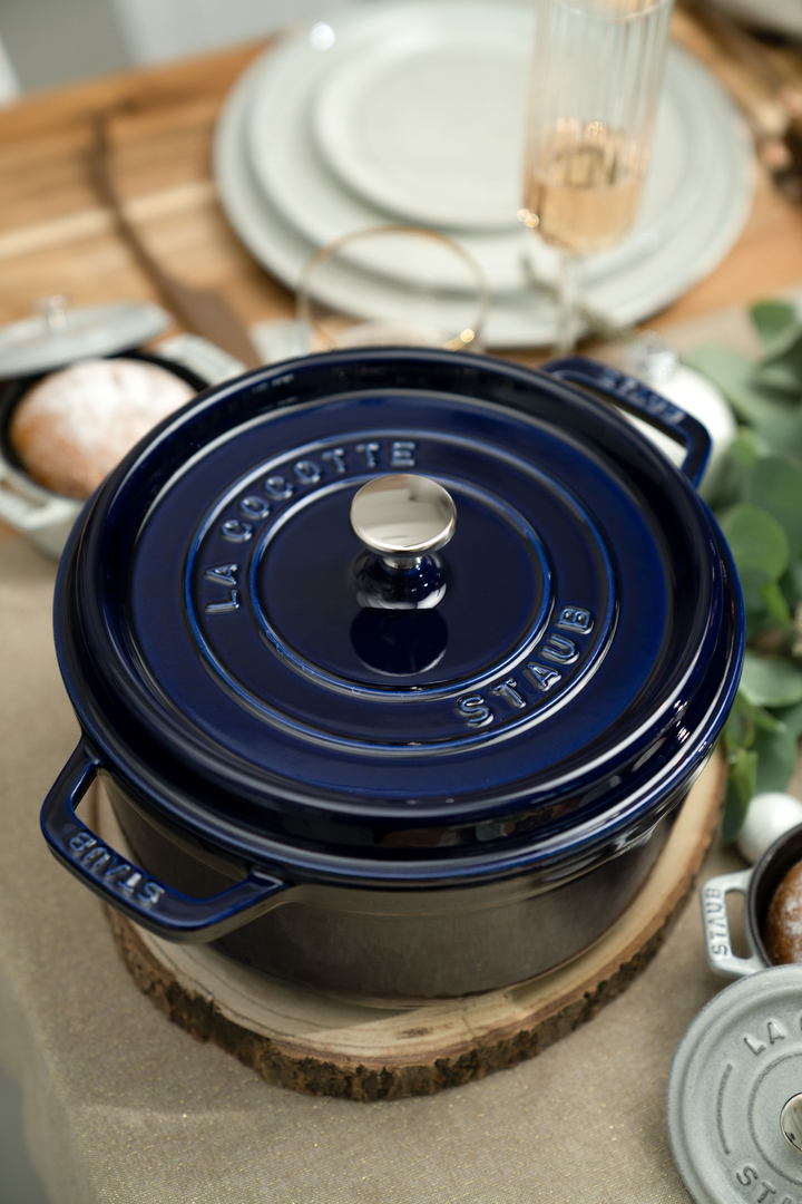 Round Cocotte - 26cm/5.2L Dark Blue