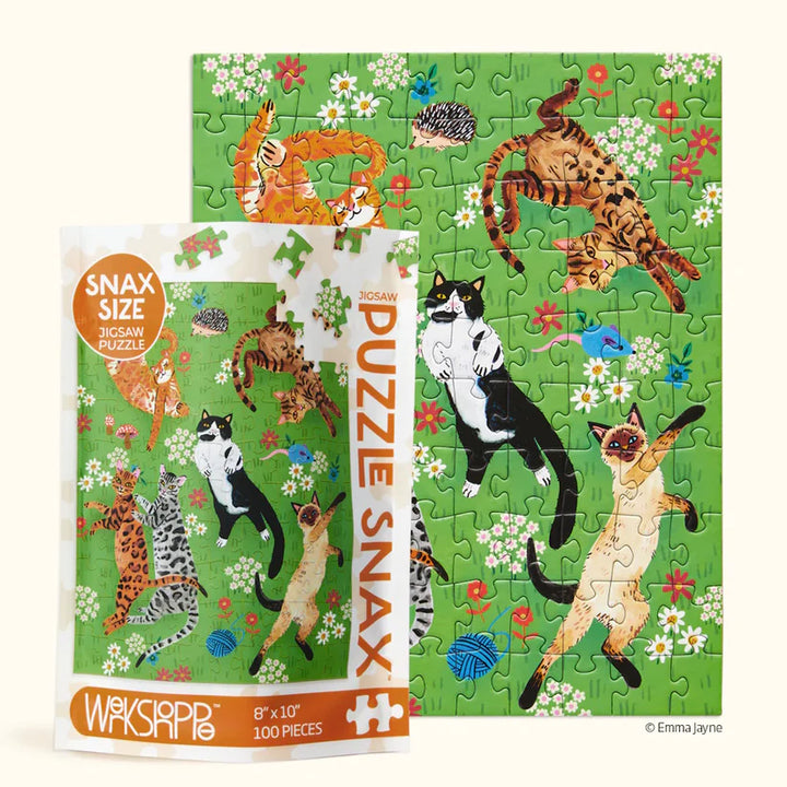 Cat Nap 100 Piece Puzzle Snax