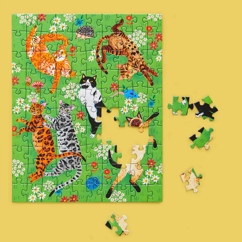 Cat Nap 100 Piece Puzzle Snax